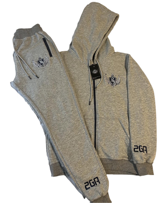 Sa.Ga (2GA) Zip Jogger Suit Set.
